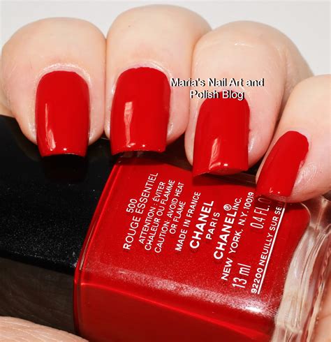 chanel nail polish rouge essentiel|Chanel nail polish 402.